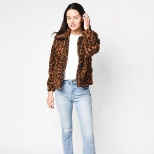 BB Dakota Leopard Teddy jacket